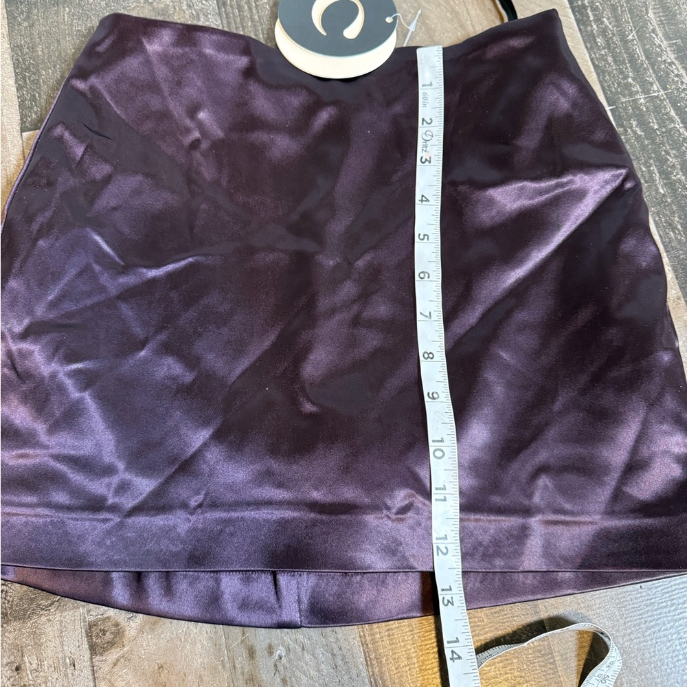 Cult Naked Satin Mini Skirt Xs Y2k Minimalist Slip Skirt Night Out Chic Blogger — image 2 of 8
